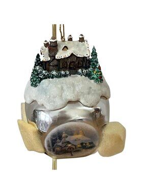 Thomas Kinkade Stonehearth Hutch Sleigh Bells Christmas Ornament Collection 2006
